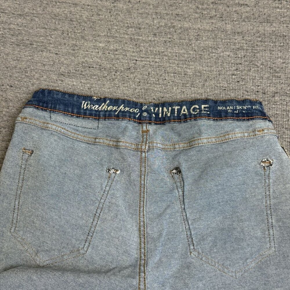 Weatherproof Vintage Skinny Fit Women's Blue Denim 32 x 32 - Picture 12 of 13